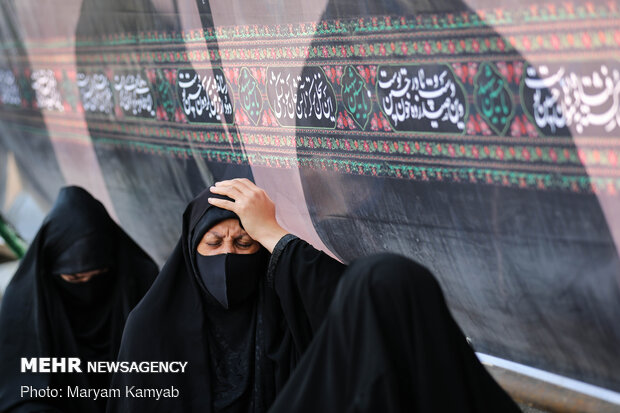 عزاداری عاشورای حسینی در میدان فلسطین