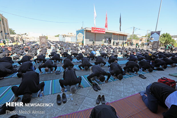 نماز ظهر عاشورا در زنجان
