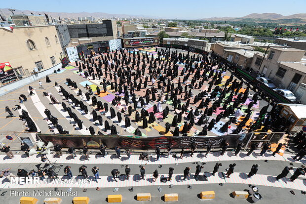 نماز ظهر عاشورا در زنجان