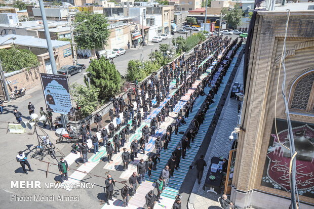 نماز ظهر عاشورا در زنجان