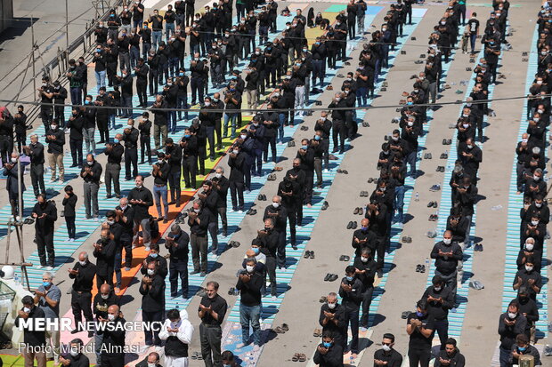 نماز ظهر عاشورا در زنجان