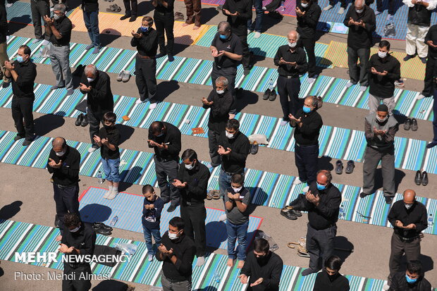 نماز ظهر عاشورا در زنجان