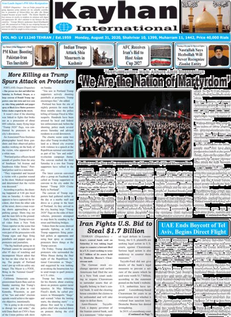 intl. dailies Aug. 31