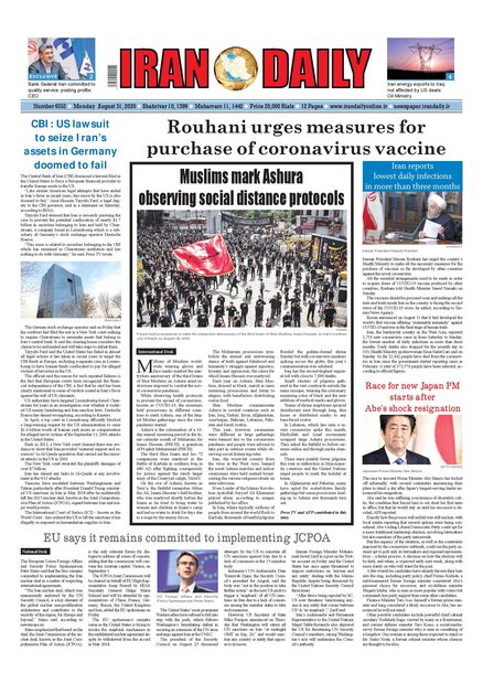 intl. dailies Aug. 31