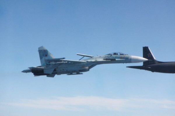 جنگنده‌های روسیه هواپیمای نظامی فرانسوی را رهگیری کردند