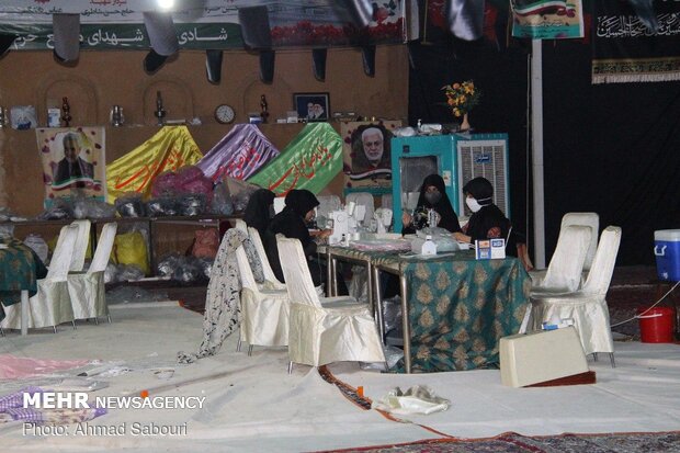 حسینیه شهدای مدافع حرم سمنان، از غذای نذری تا صادرات