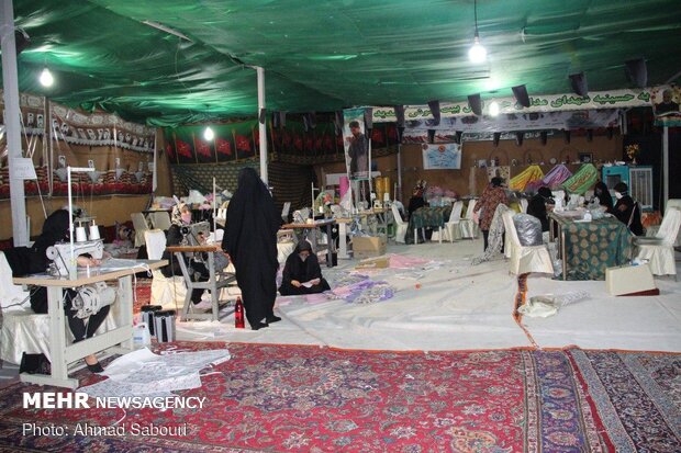 حسینیه شهدای مدافع حرم سمنان، از غذای نذری تا صادرات