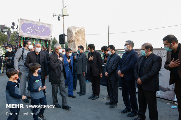 مراسم یادبود مرحوم عبدالعلی رحیمی در مقبره الشهدای شهرک شهید محلاتی