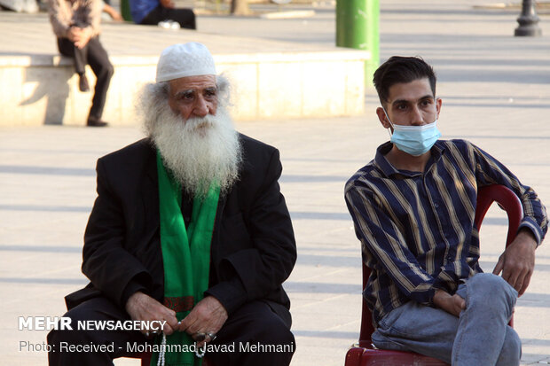 تعزیه خوانی در میدان راه آهن تهران