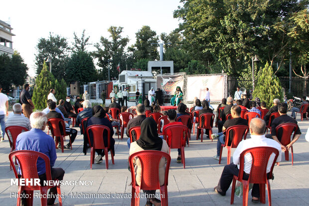 تعزیه خوانی در میدان راه آهن تهران