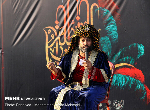 تعزیه خوانی در میدان راه آهن تهران