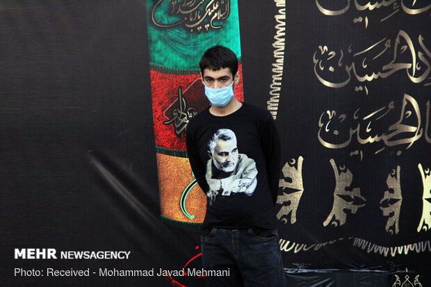 تعزیه خوانی در میدان راه آهن تهران