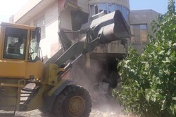 تخریب ۱۸ ساخت و ساز غیرمجاز در شمیرانات/یک هکتار از اراضی آزاد شد