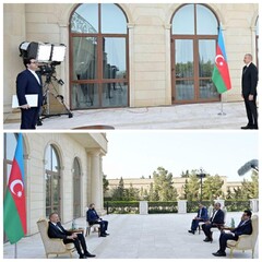 موسوی با رئیس جمهور آذربایجان دیدار کرد
