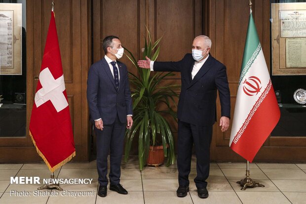 Meeting of Iran and Swiss Foreign Ministers