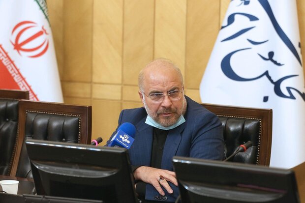 رئيس البرلمان الإيراني يؤكد ضرورة تحويل تهديدات العدو الى فرص