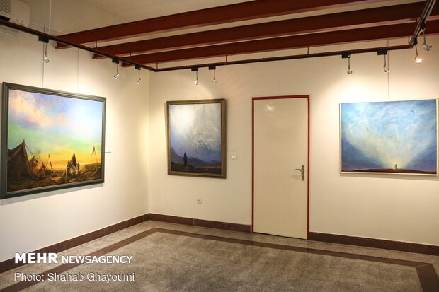 "Aling with Light" painting exhibition in Tehran