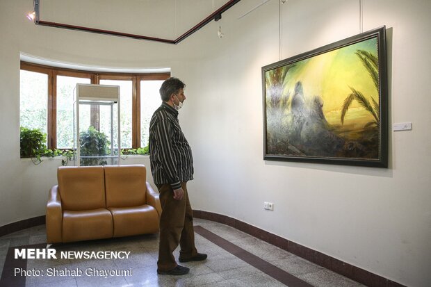 "Aling with Light" painting exhibition in Tehran