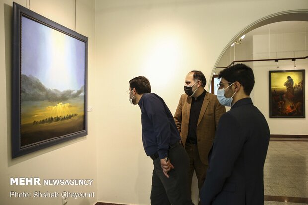 "Aling with Light" painting exhibition in Tehran