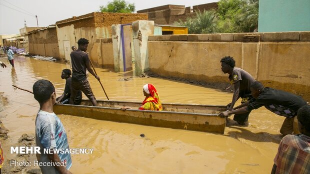 سیل زندگی مردم سودان را مختل کرد