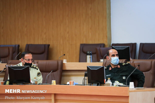 جلسه کمیته امنیتی،اجتماعی و انتظامی مدیریت کرونا