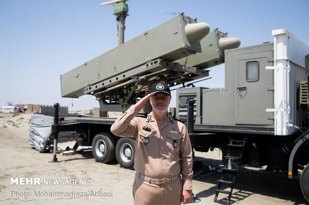 Firing of “Ghader” cruise missile in Zolfaghar-99 war game