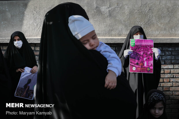 راهپیمایی مردمی در محکومیت اهانت نشریه شارلی ابدو به پیامبر اسلام