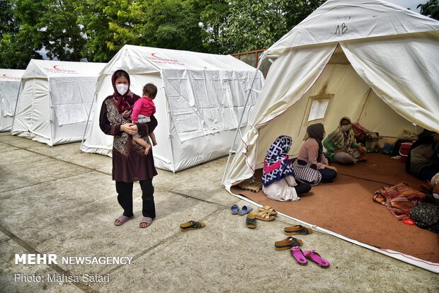وضعیت زلزله زدگان رامیان گلستان