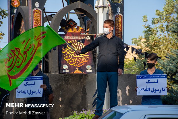 People in Urmia condemn French Charlie Hebdo’s insulting cart