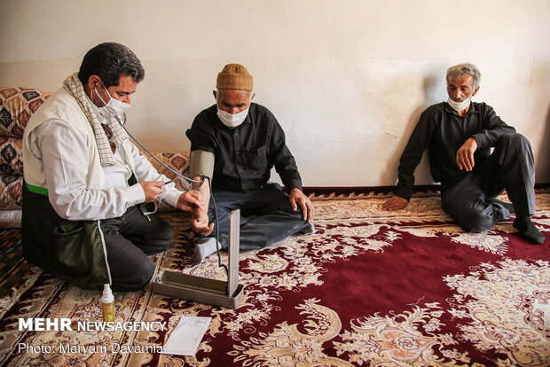 اردوی جهادی پزشکی و دندانپزشکی در مناطق عشایر نشین شیروان - روستای سرداب