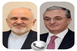 ظریف و وزیر امور خارجه ارمنستان درباره روابط دو کشور گفتگو کردند