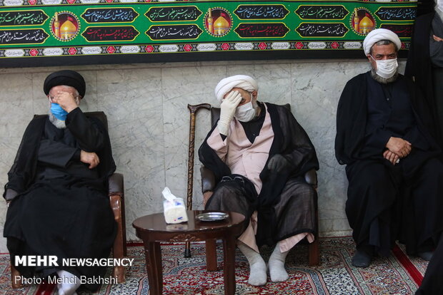 بیت آیت الله صانعی در غم ارتحال آن مرحوم