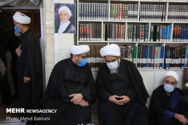 بیت آیت الله صانعی در غم ارتحال آن مرحوم
