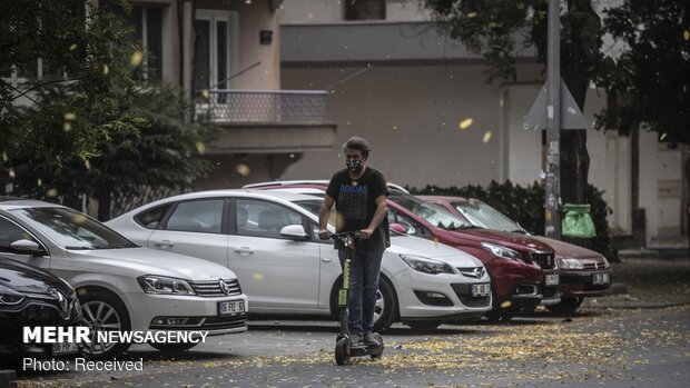 Ankara'da kum fırtınasından fotoğraflar