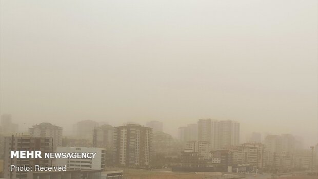 Ankara'da kum fırtınasından fotoğraflar