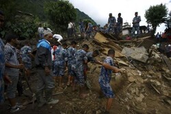 رانش زمین در نپال / ۳۳ تن کشته یا مفقود شدند
