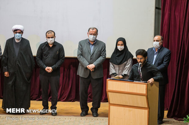 مراسم تکریم و معارفه مدیر خبرگزاری مهر استان قزوین