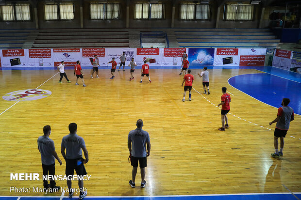 Iran men’s junior handball team holding camp in Tehran