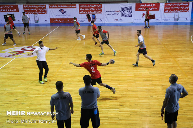 Iran men’s junior handball team holding camp in Tehran