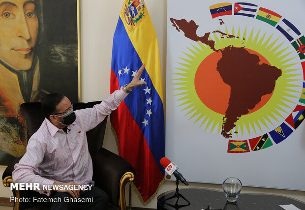 Venezuelan amb. talks of Tehran-Caracas bilateral relations
