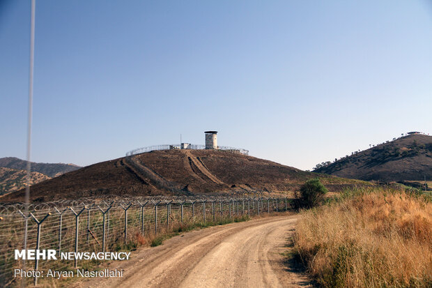 Iranian border guards in Kordestan province
