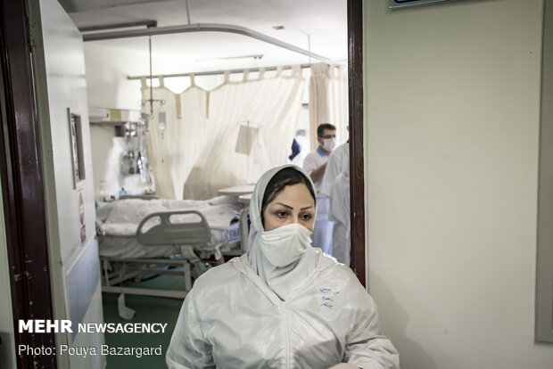 Hospitals in Tehran in fight against Covid-19