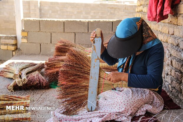 Traditional ‘Broom Weaving” in N Khorasan