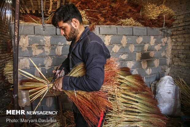 Traditional ‘Broom Weaving” in N Khorasan