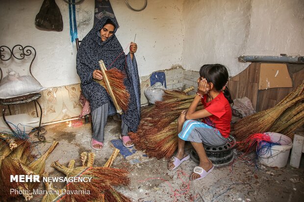 Traditional ‘Broom Weaving” in N Khorasan