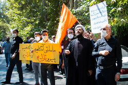 تہران میں فلسطین اسکوائر پر عوام کے مختلف طبقات اور طلباء کا فلسطینیوں کی حمایت میں مظاہرہ