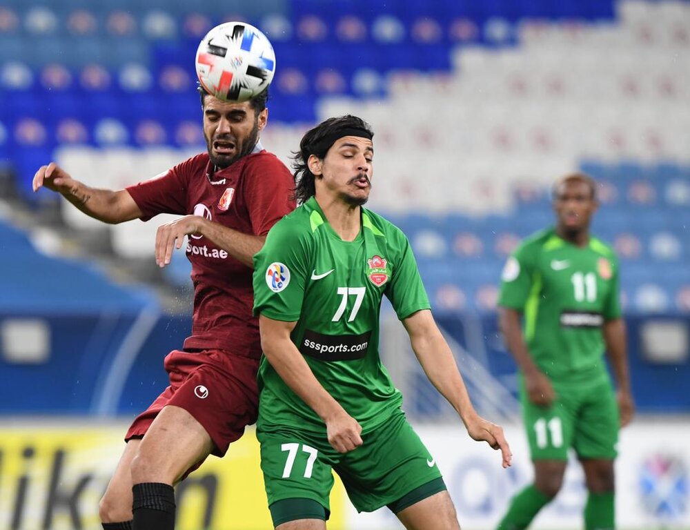 دیدار تیم فوتبال شهرخودرو و الاهلی امارات