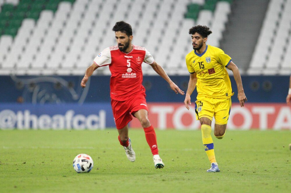 تیم فوتبال پیروزی پرسپولیس برابر تیم التعاون عربستان