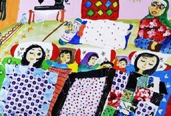 Iranian teenager ranks 1st at Intl' painting contest