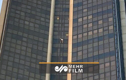 VIDEO: Man arrested scaling tallest building in Paris